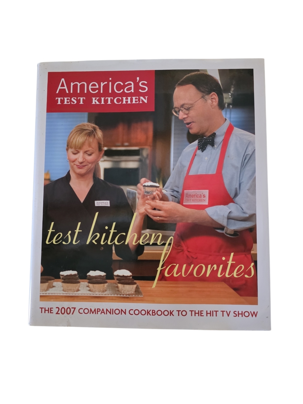 America's Test Kitchen Favorites Cookbook - Red Hatd Cover Accent